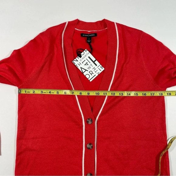 New 41 Hawthorn V Neck Duster Cardigan - Picture 7 of 7